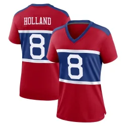 Women's Jevon Holland New York Giants No.8 Game Century Alternate Jersey - Red