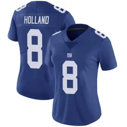 Women's Jevon Holland New York Giants No.8 Limited Team Color Vapor Untouchable Jersey - Royal