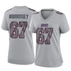 Women's Jimmy Morrissey New York Giants No.67 Game Atmosphere Fashion Jersey - Gray