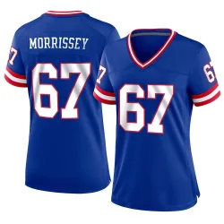 Women's Jimmy Morrissey New York Giants No.67 Game Classic Jersey - Royal
