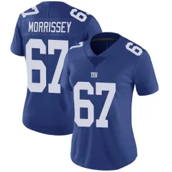 Women's Jimmy Morrissey New York Giants No.67 Limited Team Color Vapor Untouchable Jersey - Royal