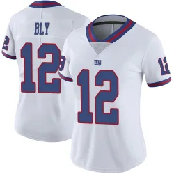 Women's Jordan Bly New York Giants No.12 Limited Color Rush Jersey - White
