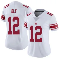 Women's Jordan Bly New York Giants No.12 Limited Vapor Untouchable Jersey - White