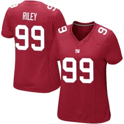 Women's Jordon Riley New York Giants No.99 Game Alternate Jersey - Red