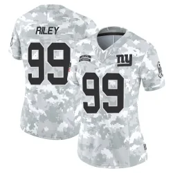 Women's Jordon Riley New York Giants No.99 Limited 2024 Salute to Service Jersey - Arctic Camo