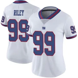 Women's Jordon Riley New York Giants No.99 Limited Color Rush Jersey - White
