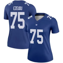 Women's Joshua Ezeudu New York Giants No.75 Legend Jersey - Royal
