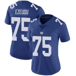 Women's Joshua Ezeudu New York Giants No.75 Limited Team Color Vapor Untouchable Jersey - Royal