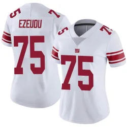 Women's Joshua Ezeudu New York Giants No.75 Limited Vapor Untouchable Jersey - White