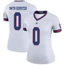 Women's JuJu Smith-Schuster New York Giants No.0 Legend Color Rush Jersey - White