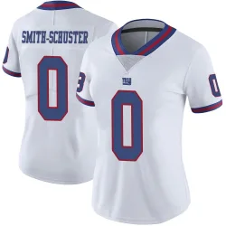 Women's JuJu Smith-Schuster New York Giants No.0 Limited Color Rush Jersey - White