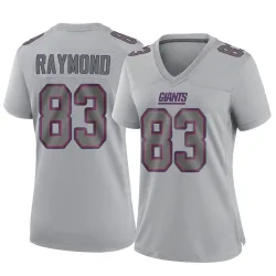 Women's Kalif Raymond New York Giants No.83 Game Atmosphere Fashion Jersey - Gray