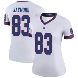 Women's Kalif Raymond New York Giants No.83 Legend Color Rush Jersey - White