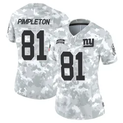 Women's Kalil Pimpleton New York Giants No.81 Limited 2024 Salute to Service Jersey - Arctic Camo