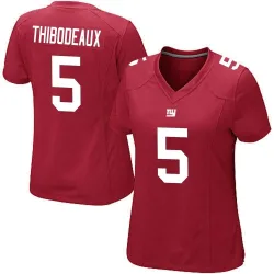 Women's Kayvon Thibodeaux New York Giants No.5 Game Alternate Jersey - Red