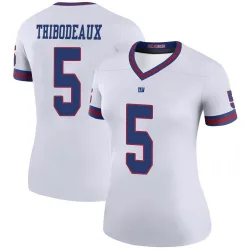 Women's Kayvon Thibodeaux New York Giants No.5 Legend Color Rush Jersey - White