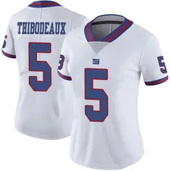 Women's Kayvon Thibodeaux New York Giants No.5 Limited Color Rush Jersey - White