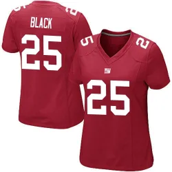 Women's Korie Black New York Giants No.25 Game Alternate Jersey - Red