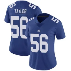 Women's Lawrence Taylor New York Giants No.56 Limited Team Color Vapor Untouchable Jersey - Royal