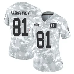 Women's Lil'Jordan Humphrey New York Giants No.81 Limited 2024 Salute to Service Jersey - Arctic Camo
