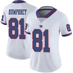 Women's Lil'Jordan Humphrey New York Giants No.81 Limited Color Rush Jersey - White