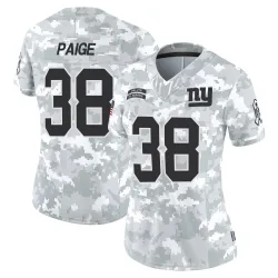 Women's Makari Paige New York Giants No.38 Limited 2024 Salute to Service Jersey - Arctic Camo
