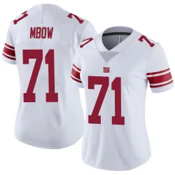 Women's Marcus Mbow New York Giants No.71 Limited Vapor Untouchable Jersey - White