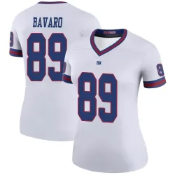 Women's Mark Bavaro New York Giants No.89 Legend Color Rush Jersey - White