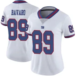 Women's Mark Bavaro New York Giants No.89 Limited Color Rush Jersey - White
