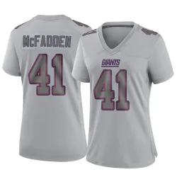Women's Micah McFadden New York Giants No.41 Game Atmosphere Fashion Jersey - Gray