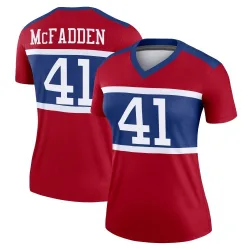 Women's Micah McFadden New York Giants No.41 Legend Century Alternate Jersey - Red