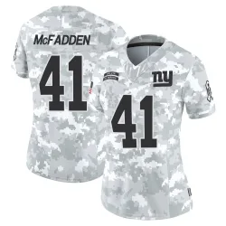 Women's Micah McFadden New York Giants No.41 Limited 2024 Salute to Service Jersey - Arctic Camo