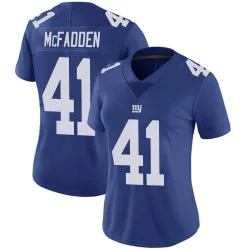 Women's Micah McFadden New York Giants No.41 Limited Team Color Vapor Untouchable Jersey - Royal