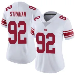 Women's Michael Strahan New York Giants No.92 Limited Vapor Untouchable Jersey - White