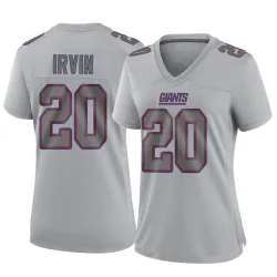 Women's Monte Irvin New York Giants No.20 Game Atmosphere Fashion Jersey - Gray