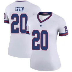 Women's Monte Irvin New York Giants No.20 Legend Color Rush Jersey - White