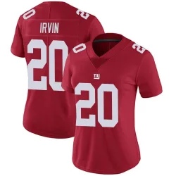 Women's Monte Irvin New York Giants No.20 Limited Alternate Vapor Untouchable Jersey - Red