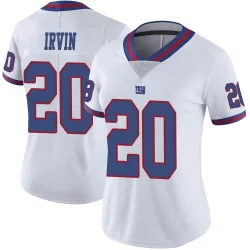 Women's Monte Irvin New York Giants No.20 Limited Color Rush Jersey - White