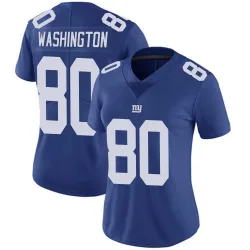 Women's Montrell Washington New York Giants No.80 Limited Team Color Vapor Untouchable Jersey - Royal