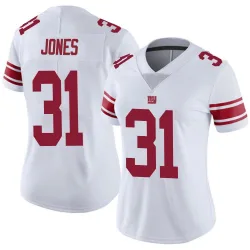 Women's Nic Jones New York Giants No.31 Limited Vapor Untouchable Jersey - White