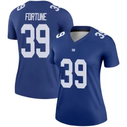 Women's O'Donnell Fortune New York Giants No.39 Legend Jersey - Royal