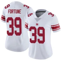 Women's O'Donnell Fortune New York Giants No.39 Limited Vapor Untouchable Jersey - White