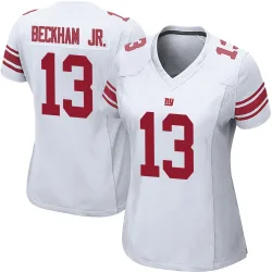 Women's Odell Beckham Jr. New York Giants No.13 Game Jersey - White