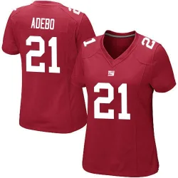 Women's Paulson Adebo New York Giants No.21 Game Alternate Jersey - Red