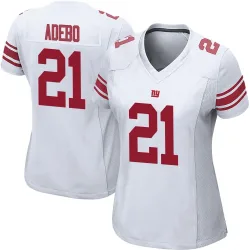Women's Paulson Adebo New York Giants No.21 Game Jersey - White