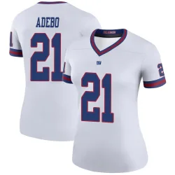 Women's Paulson Adebo New York Giants No.21 Legend Color Rush Jersey - White
