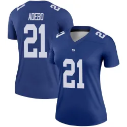 Women's Paulson Adebo New York Giants No.21 Legend Jersey - Royal