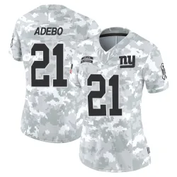 Women's Paulson Adebo New York Giants No.21 Limited 2024 Salute to Service Jersey - Arctic Camo