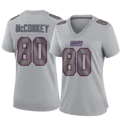 Women's Phil McConkey New York Giants No.80 Game Atmosphere Fashion Jersey - Gray