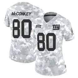 Women's Phil McConkey New York Giants No.80 Limited 2024 Salute to Service Jersey - Arctic Camo